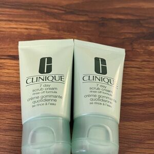 2 Clinique 7 Day Scrub Cream